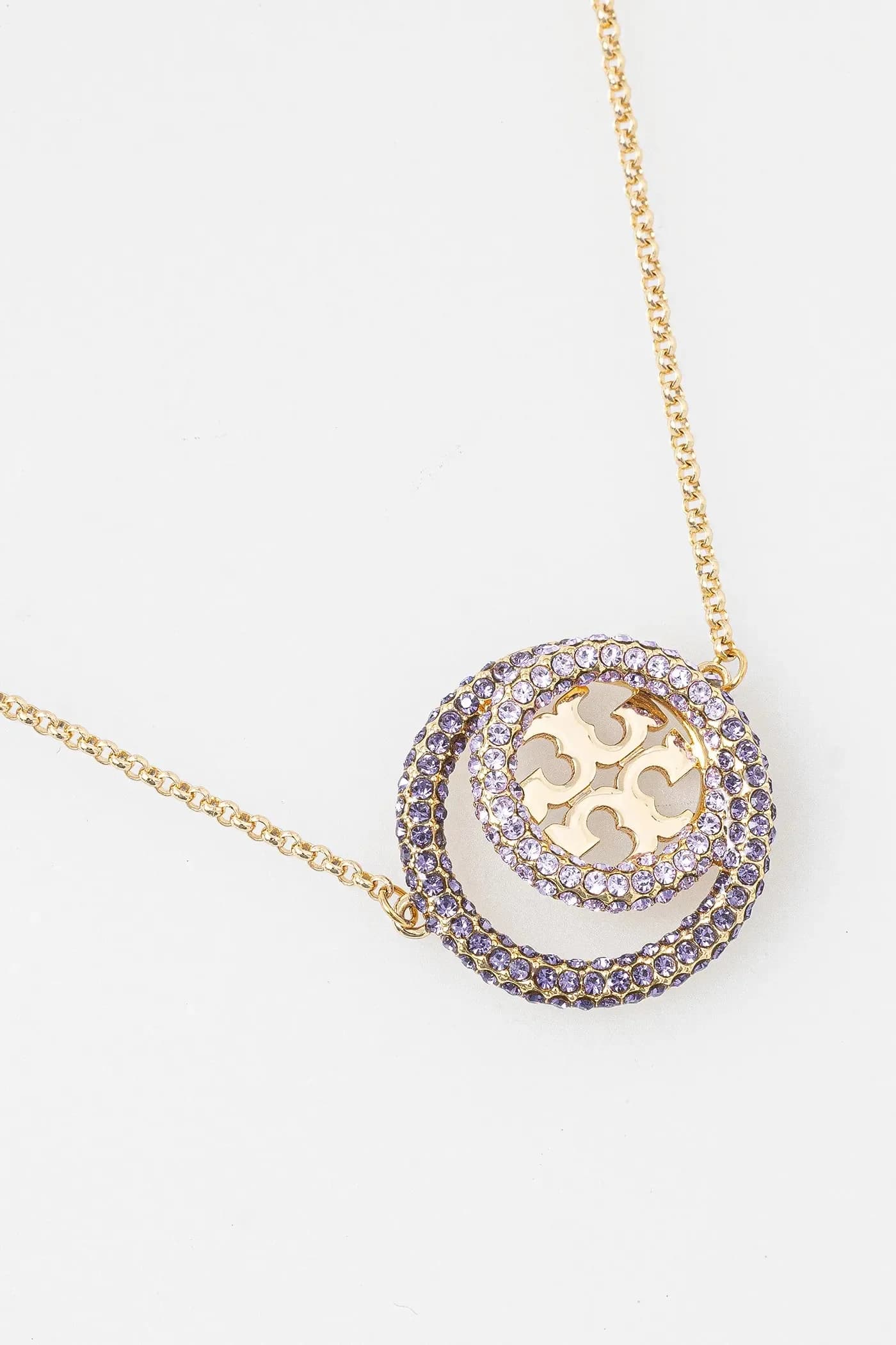 Позолоченное колье Miller Pave - фото 2