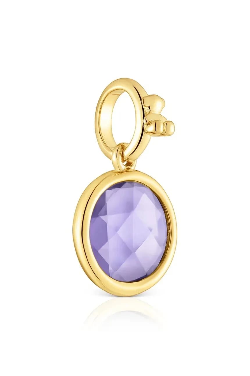 Позолоченный серебряный кулон - фото 2