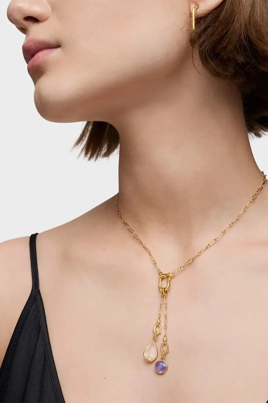 Позолоченный серебряный кулон - фото 6