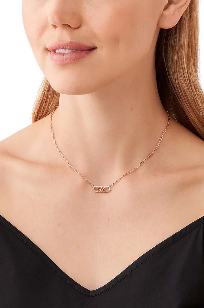 Позолоченное серебряное колье - фото 3