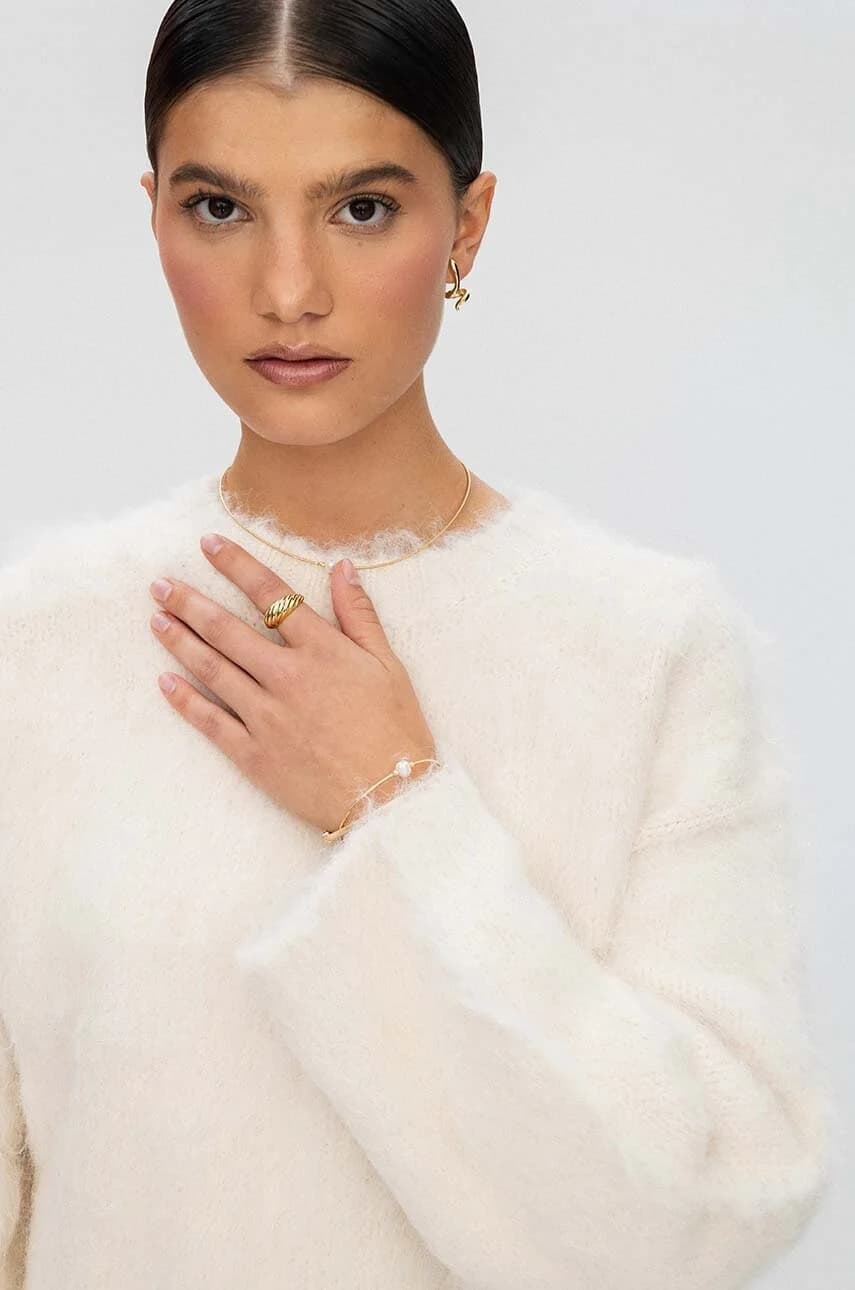 ВИНТАЖНЫЙ позолоченный серебряный браслет - фото 4