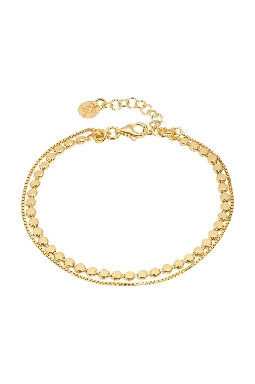 МОДНЫЙ позолоченный серебряный браслет