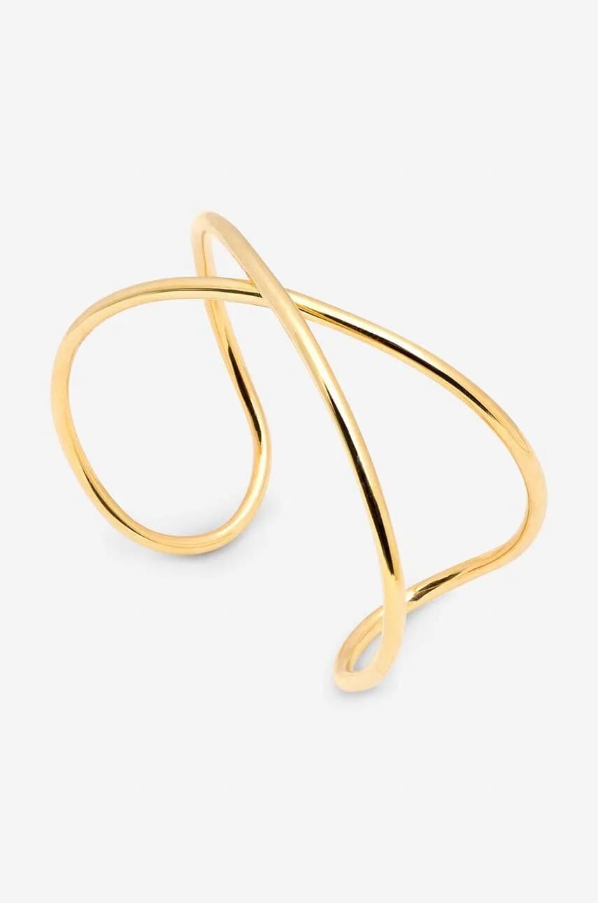 ВИНТАЖНЫЙ позолоченный серебряный браслет - фото 2