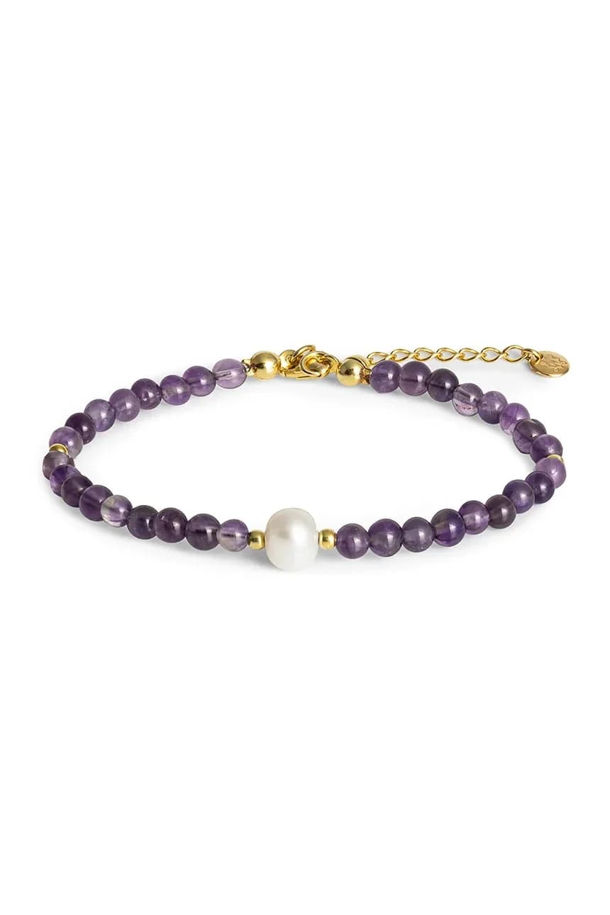 ЛЕТО серебряный позолоченный браслет