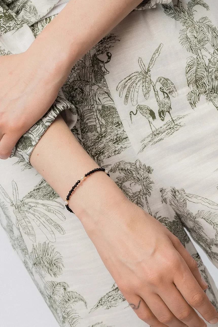 ЛЕТО серебряный позолоченный браслет - фото 4