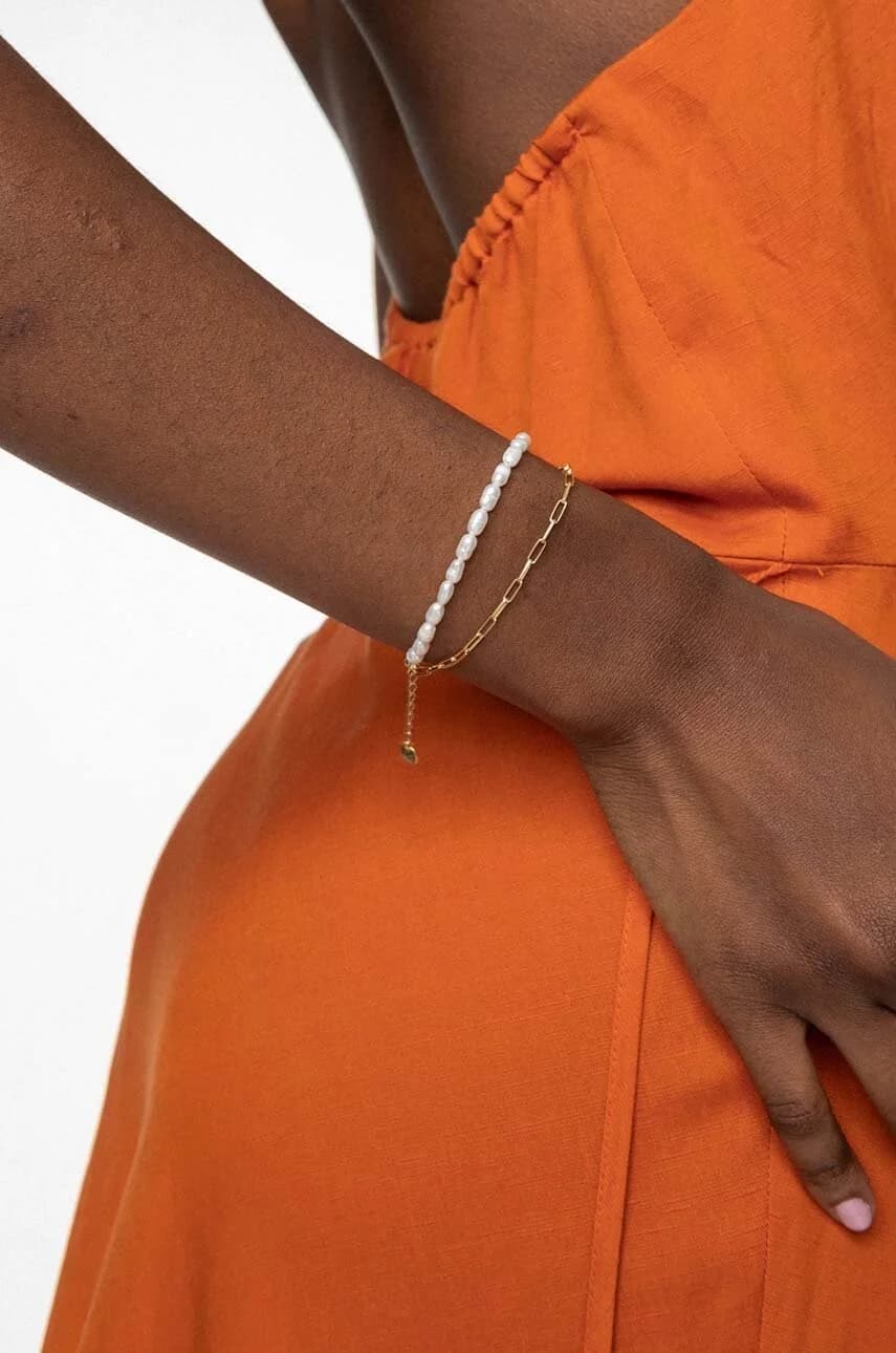 Позолоченный браслет ARIEL. - фото 4