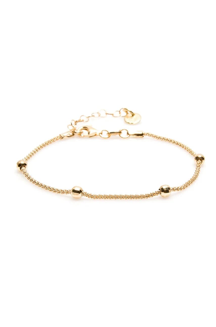 Серебряный браслет овальной формы с позолотой