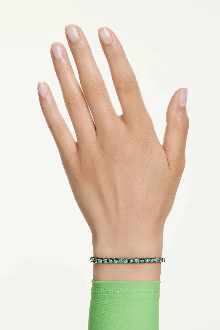 Женский металлический браслет с кристаллом Swarovski MATRIX - фото 6