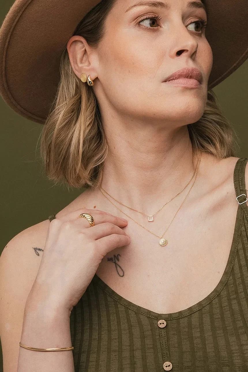 ВИНТАЖНЫЙ позолоченный серебряный браслет - фото 4