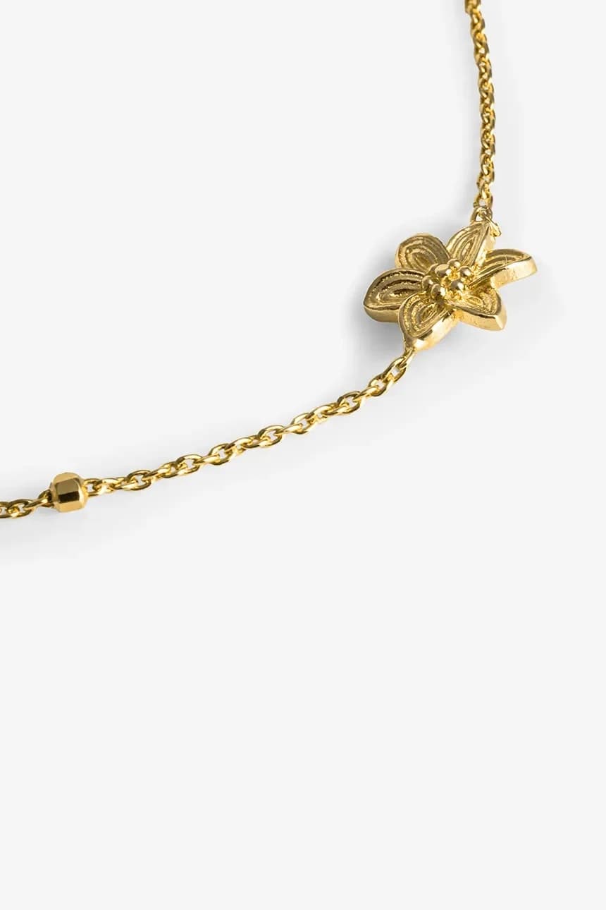 ХИППИ позолоченный серебряный браслет - фото 3