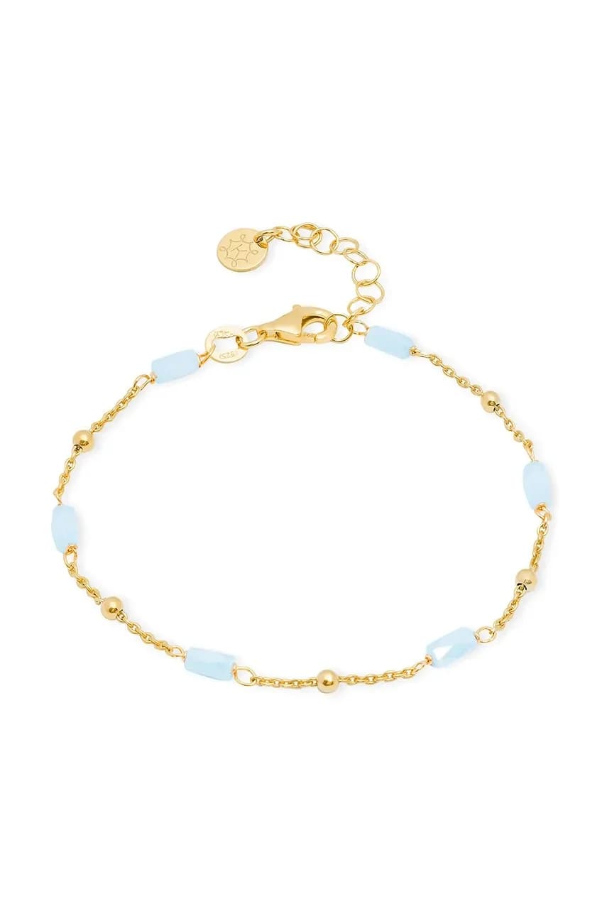 САХАР серебряный браслет с позолотой