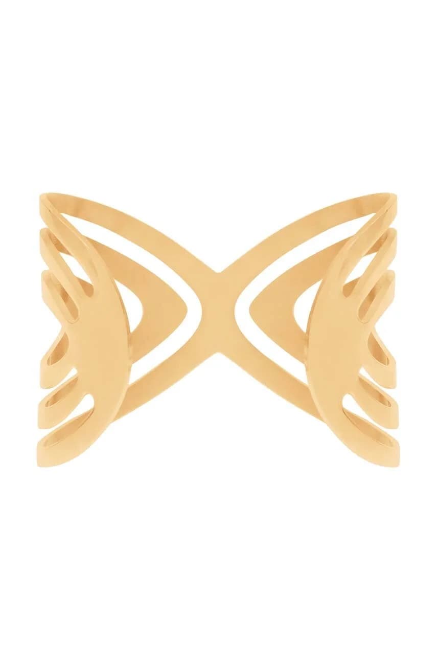 Позолоченный браслет с павлином - фото 2