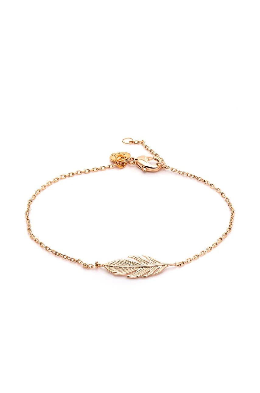 Позолоченный серебряный браслет в стиле хиппи