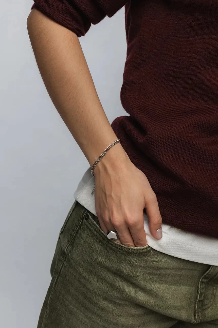 Серебряный браслет КОСМО - фото 3