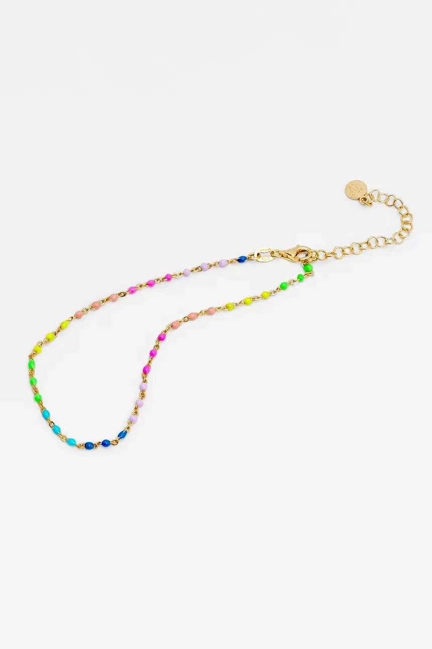 Серебряный браслет на щиколотку SUGAR - фото 2