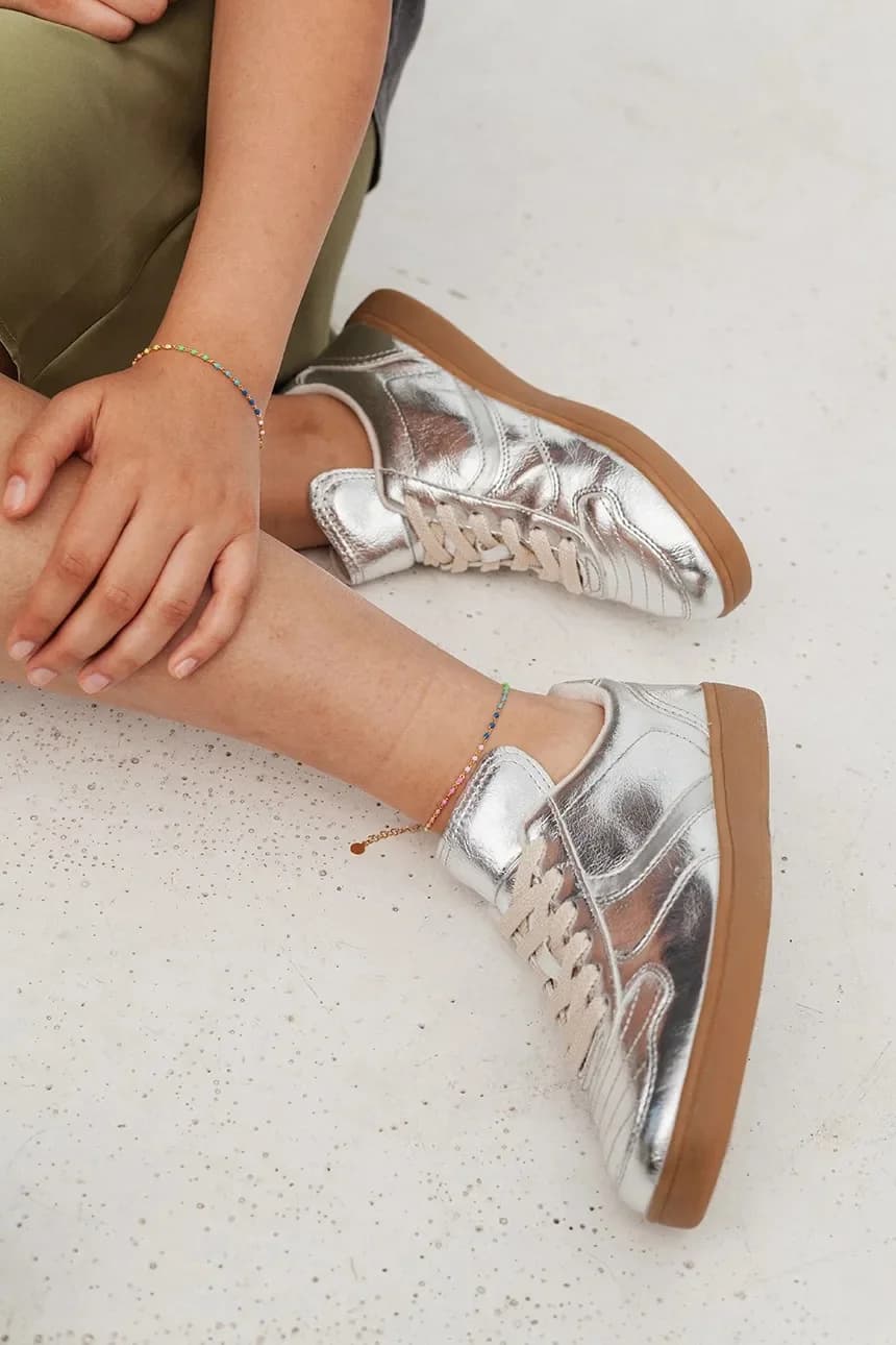 Серебряный браслет на щиколотку SUGAR - фото 3