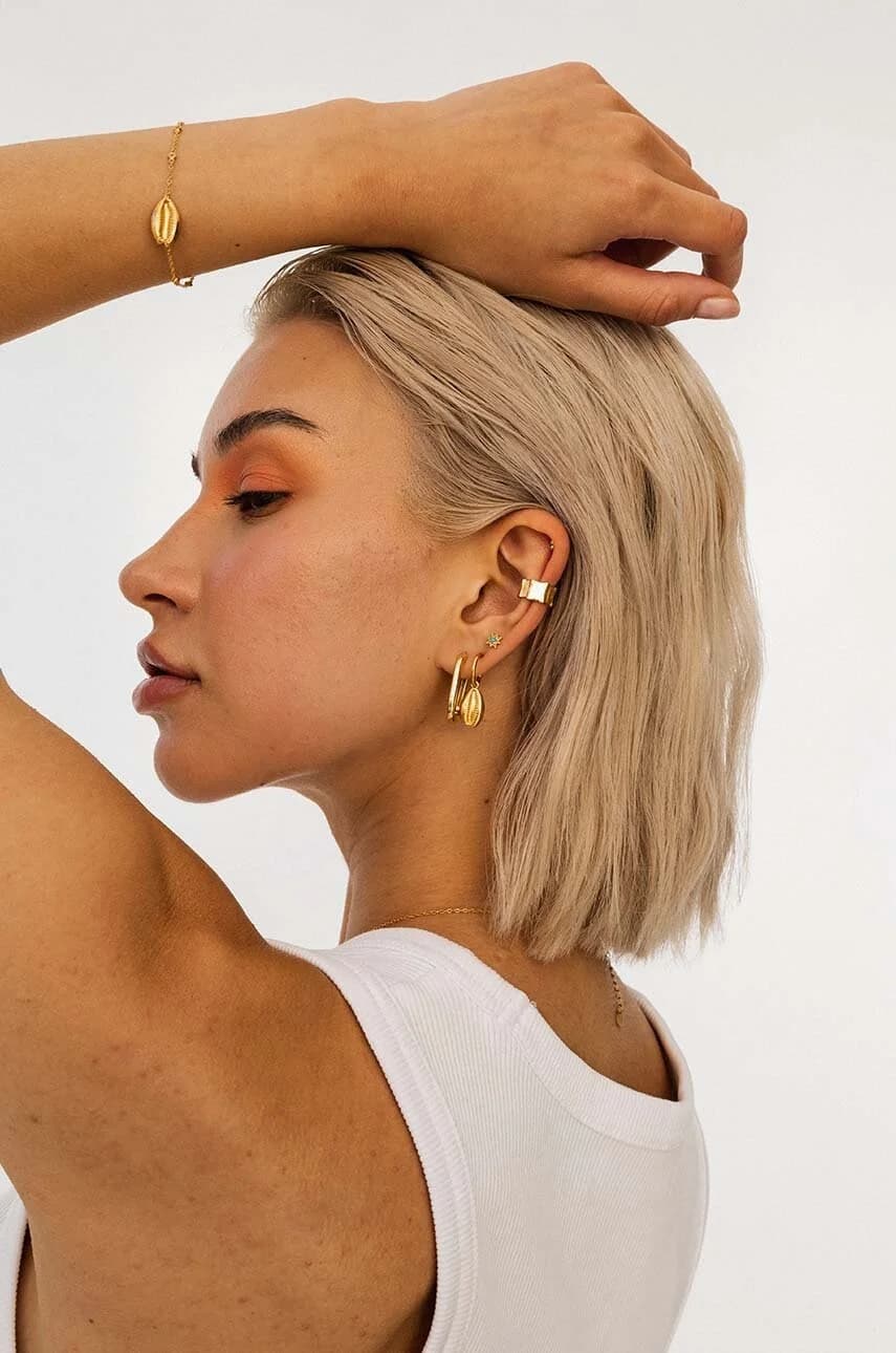 ARIEL серебряный позолоченный браслет - фото 3