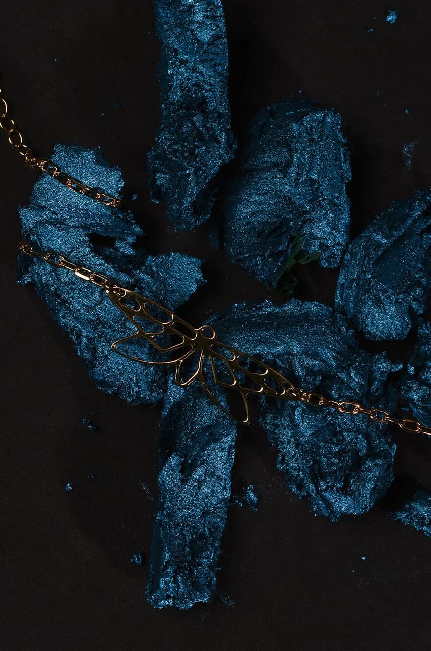 Позолоченный серебряный браслет