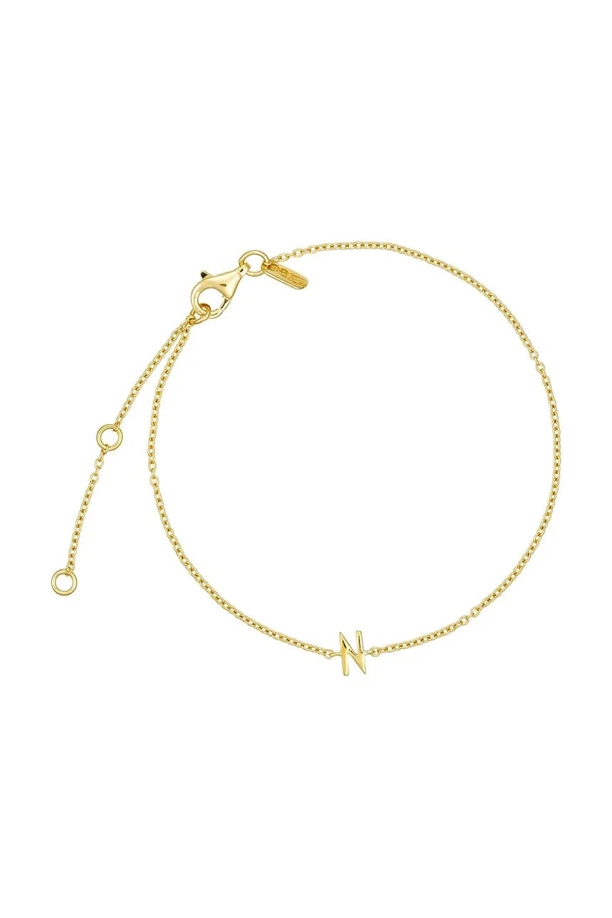 Позолоченный серебряный браслет