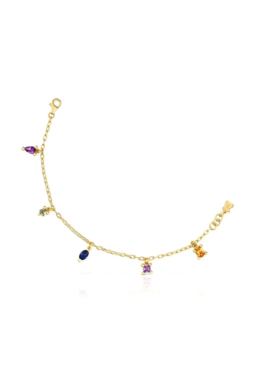 Позолоченный серебряный браслет Color Lab - фото 2