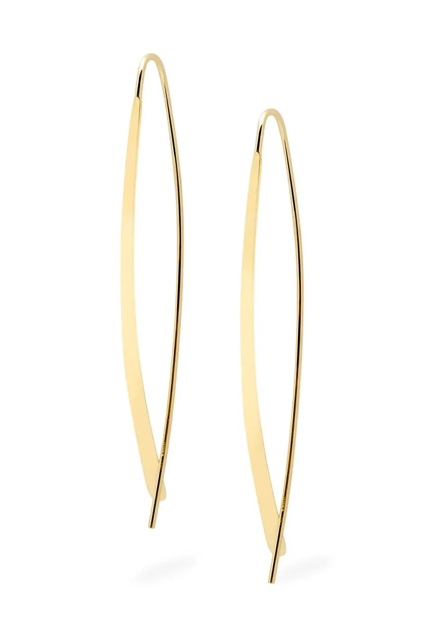 МОДНЫЕ серебряные серьги с позолотой