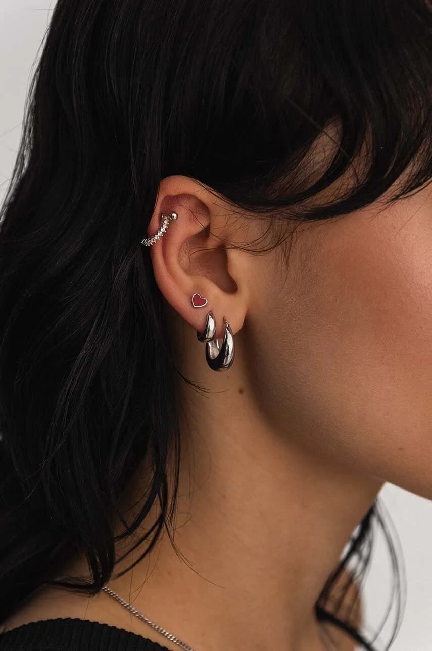 ВИНТАЖНЫЕ серебряные серьги - фото 3