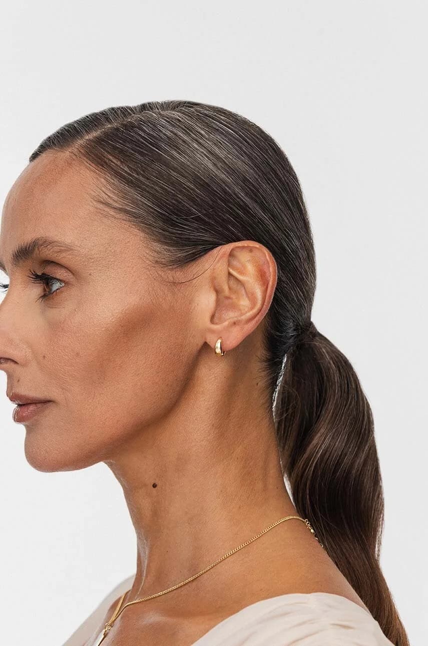 ВИНТАЖНЫЕ серебряные серьги с позолотой - фото 4