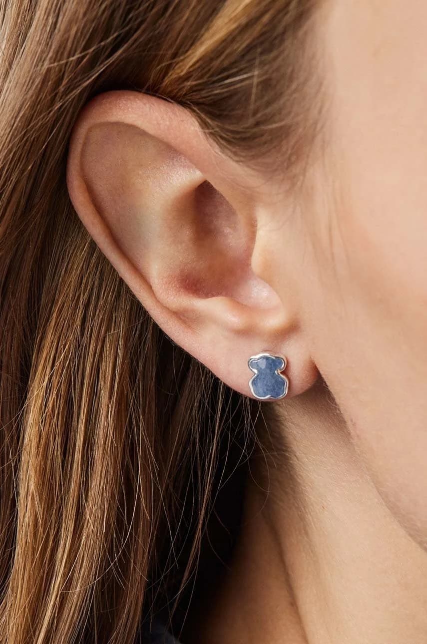 Серебряные серьги New Color - фото 4