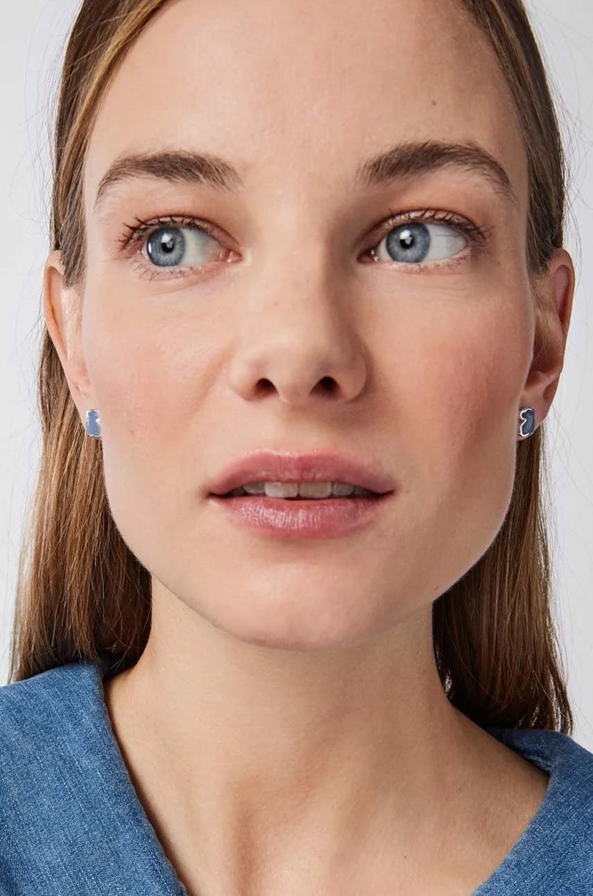 Серебряные серьги New Color - фото 5