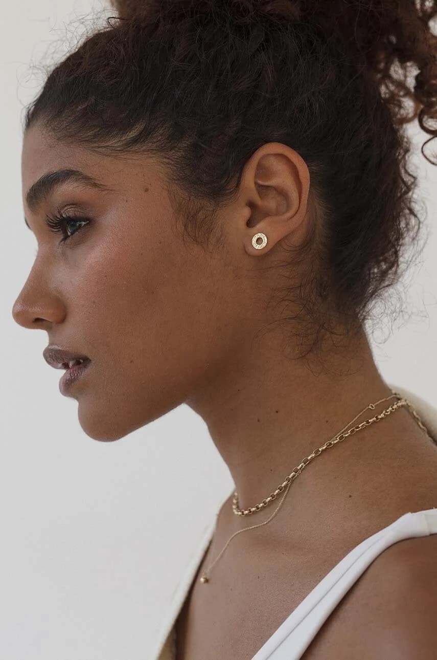 Золотые серьги ДОЛЬЧЕ ВИТА - фото 2