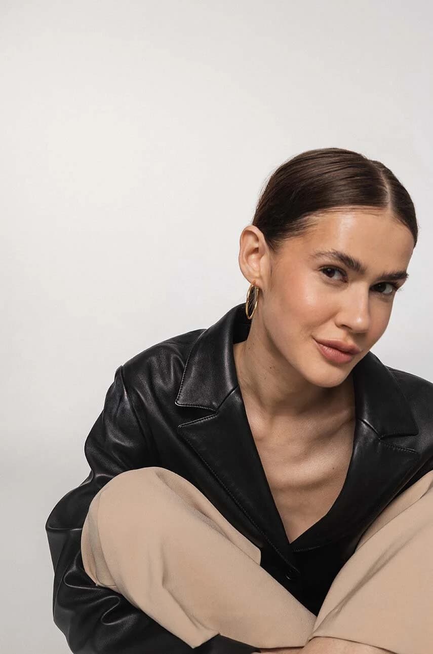 МОДНЫЕ серебряные серьги с позолотой - фото 4