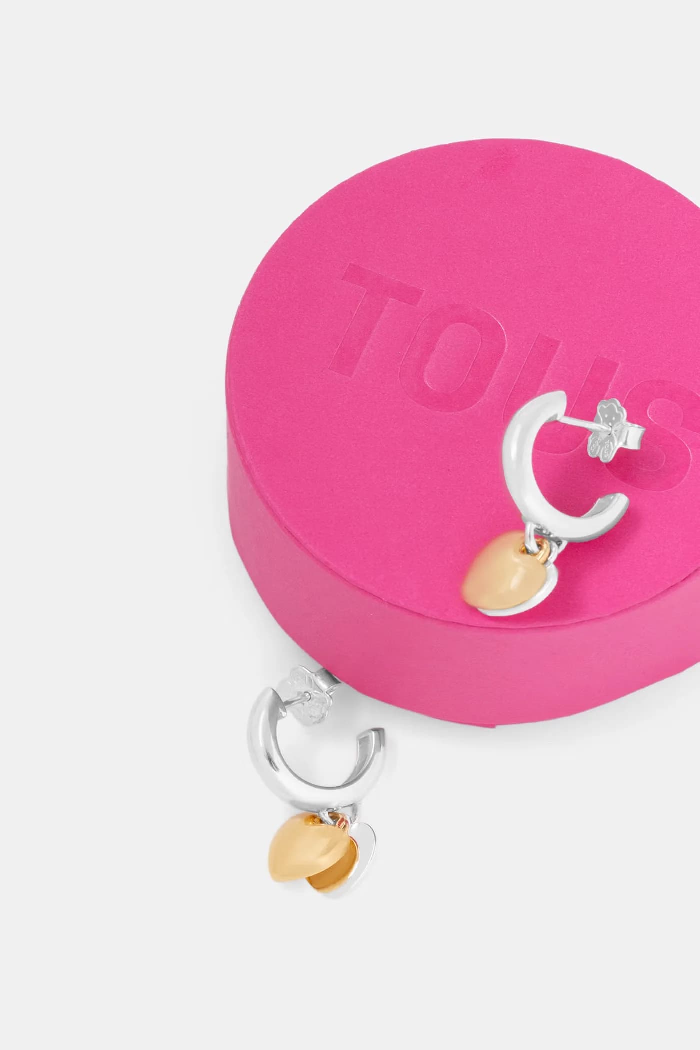 Позолоченные серебряные серьги - фото 4