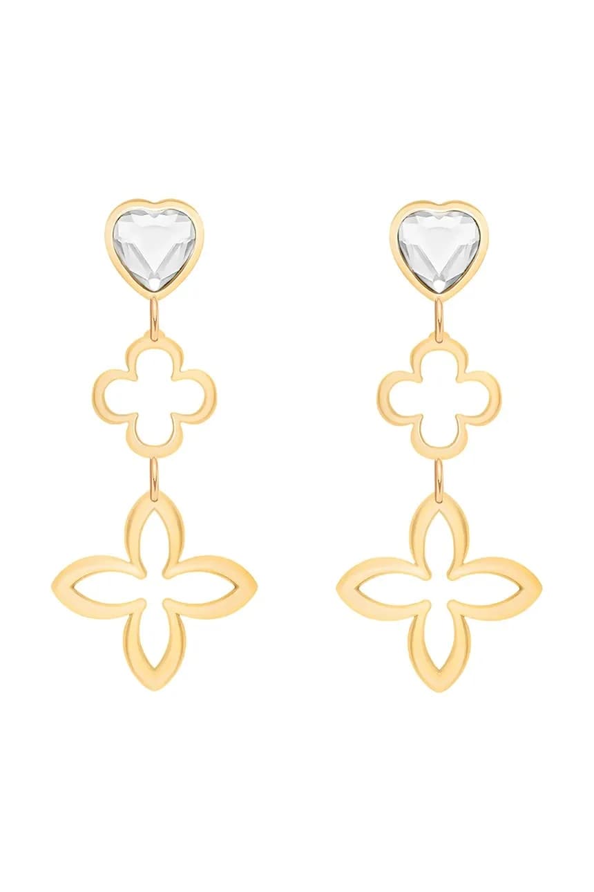 Позолоченные серьги золотые для женщин