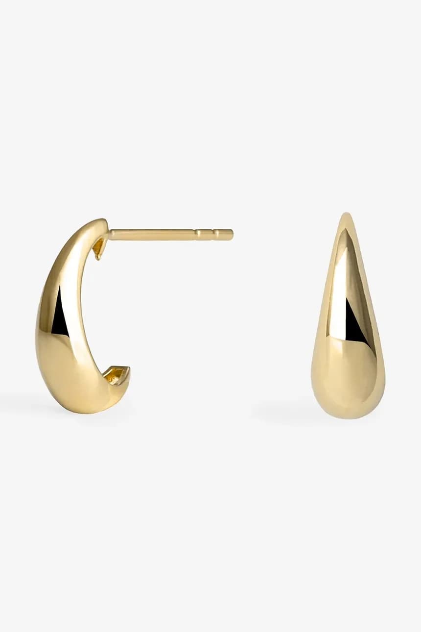 Золотые серьги SOFT - фото 2