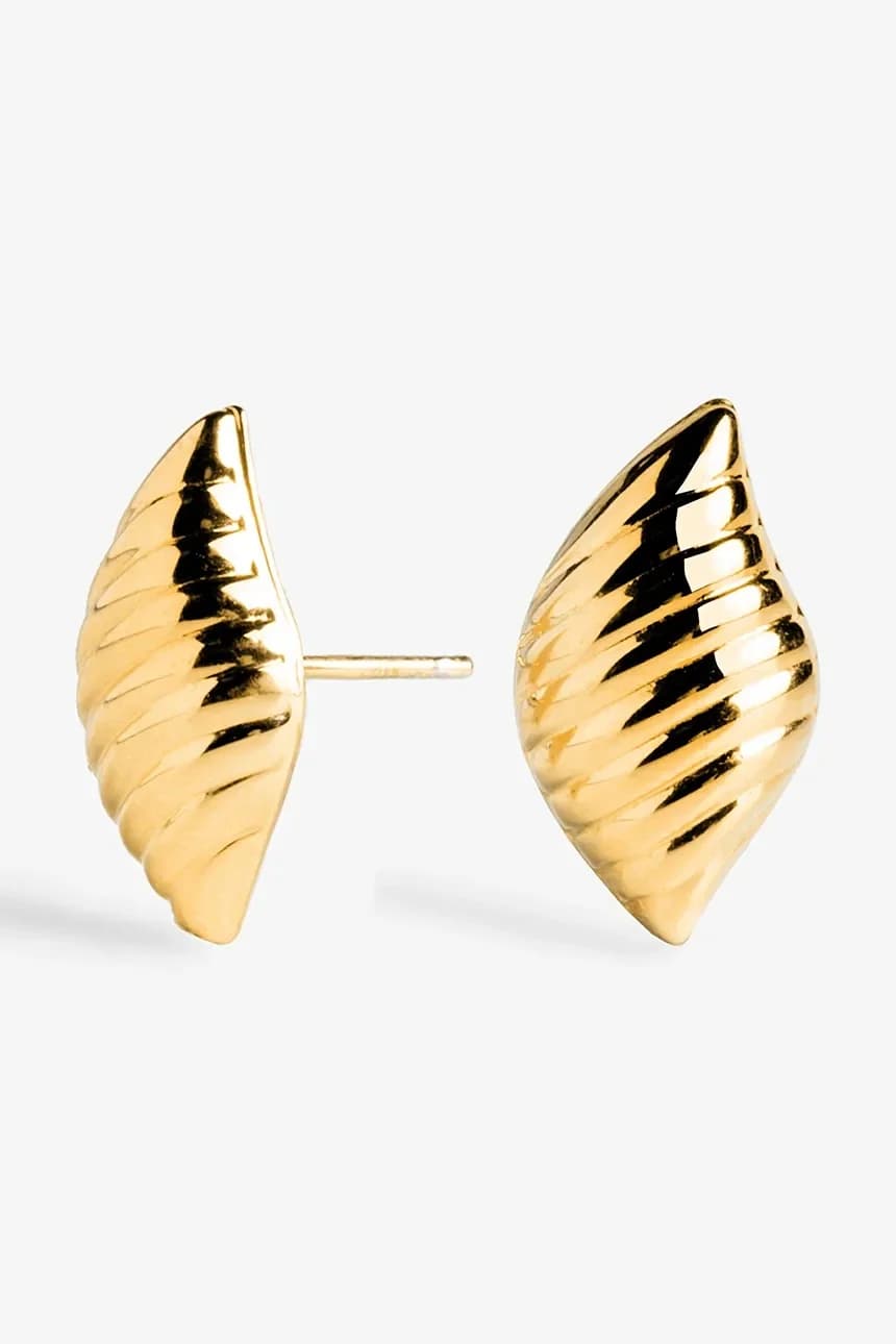 ВИНТАЖНЫЕ серебряные серьги с позолотой - фото 2