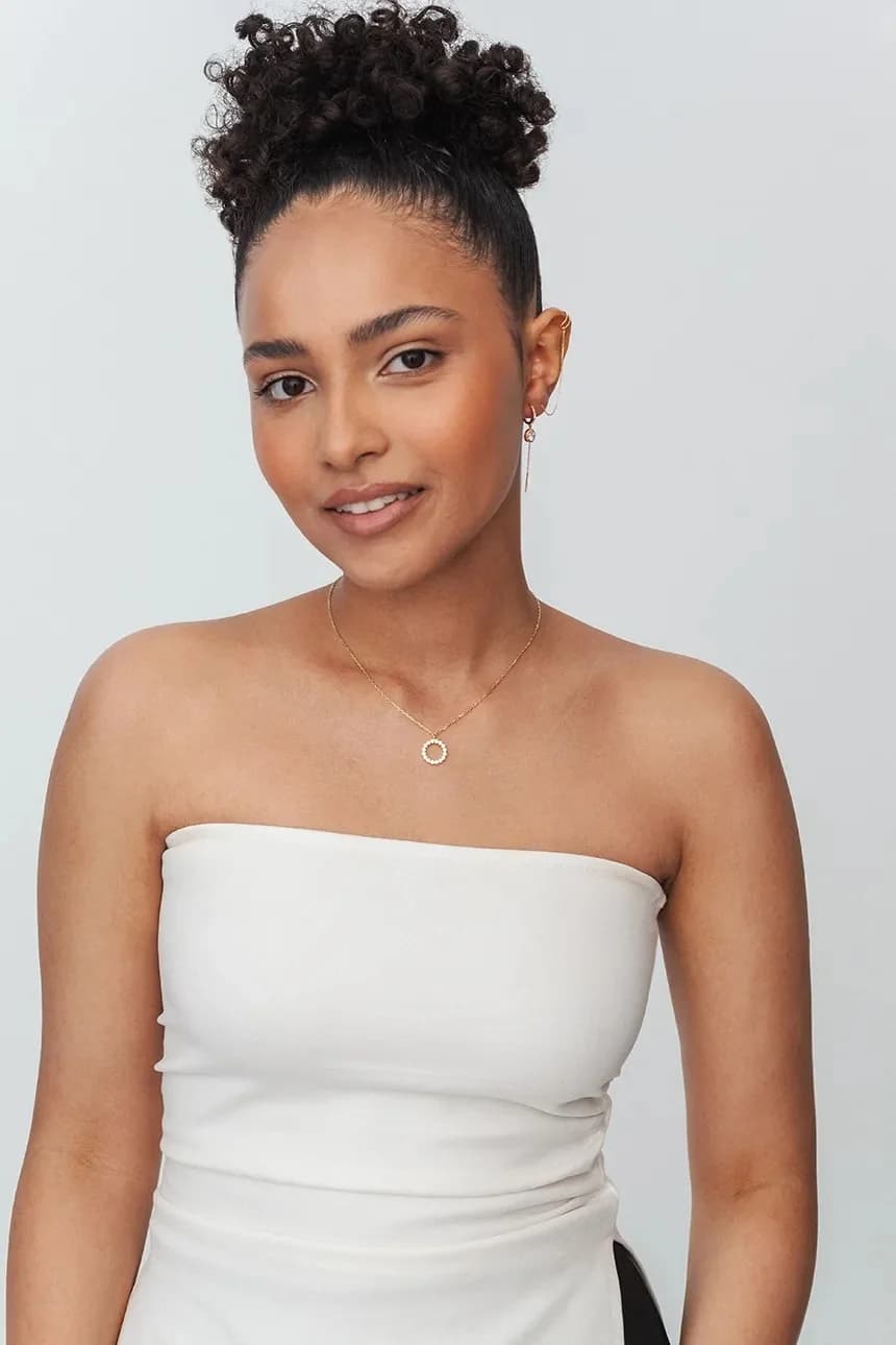 Серебряные серьги GLAMOUR с позолотой - фото 5