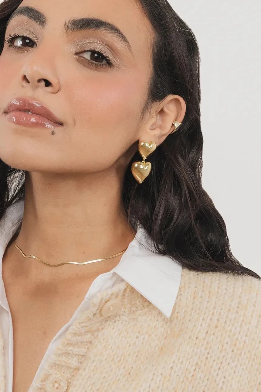 РОМАНТИКА позолоченные серьги - фото 6