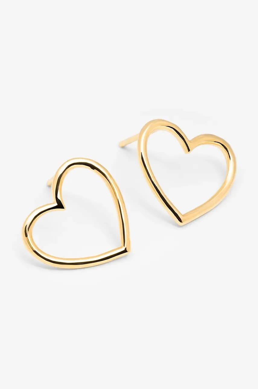 Серьги ROMANTICA из позолоченного серебра - фото 2