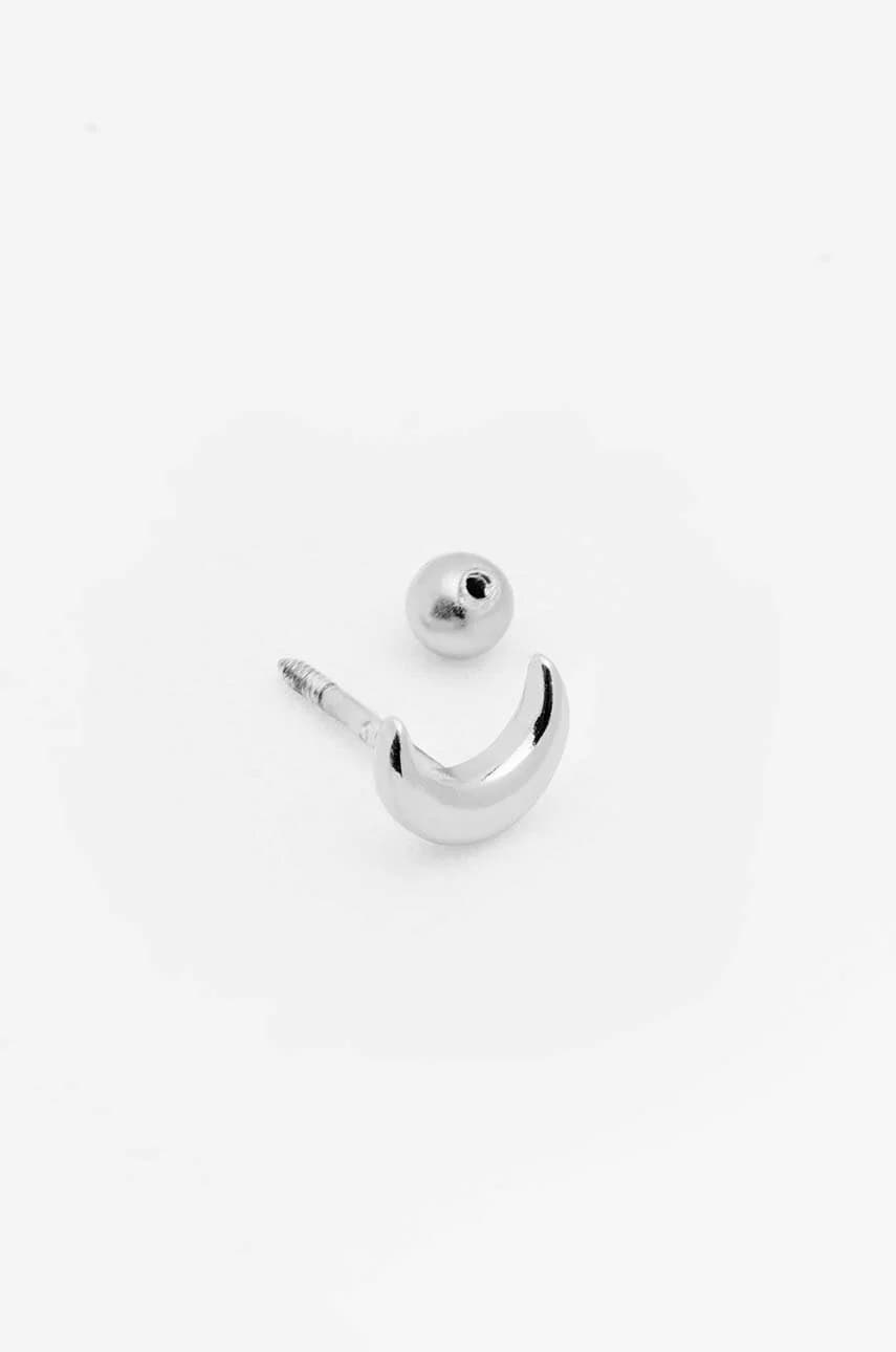 Серебряная серьга ROCK IT - фото 2