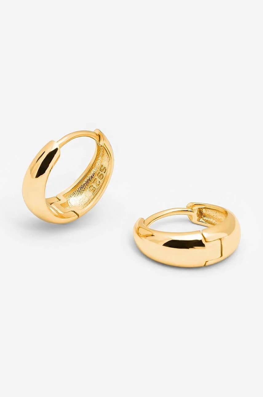 ВИНТАЖНЫЕ серебряные серьги с позолотой - фото 2