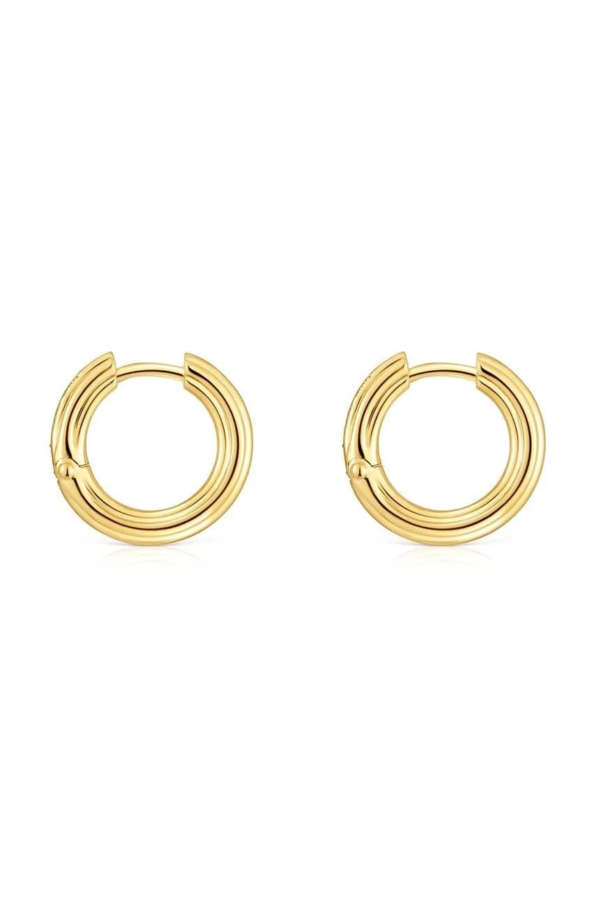 Позолоченные серебряные серьги 1950 г. - фото 2