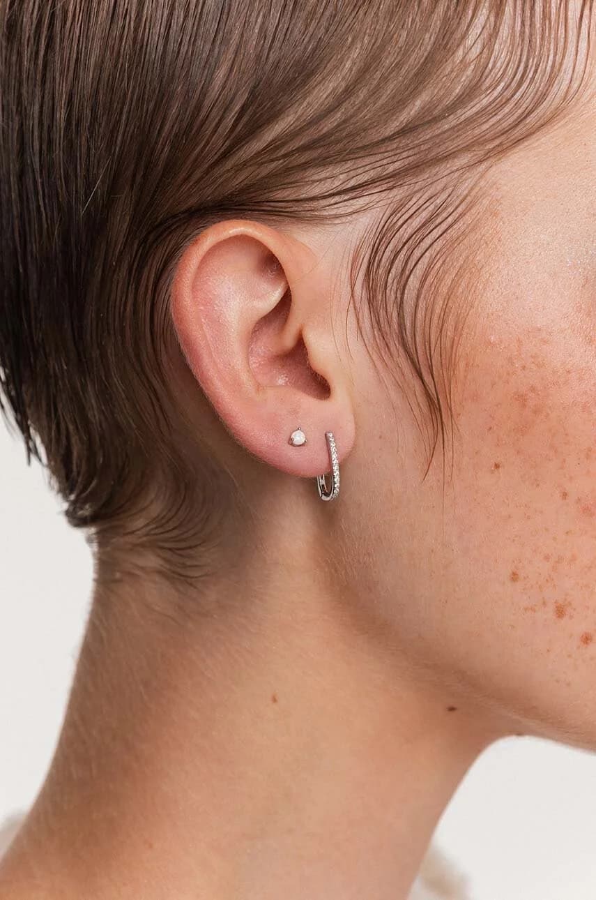 ГЛАМУРНЫЕ серебряные серьги - фото 4