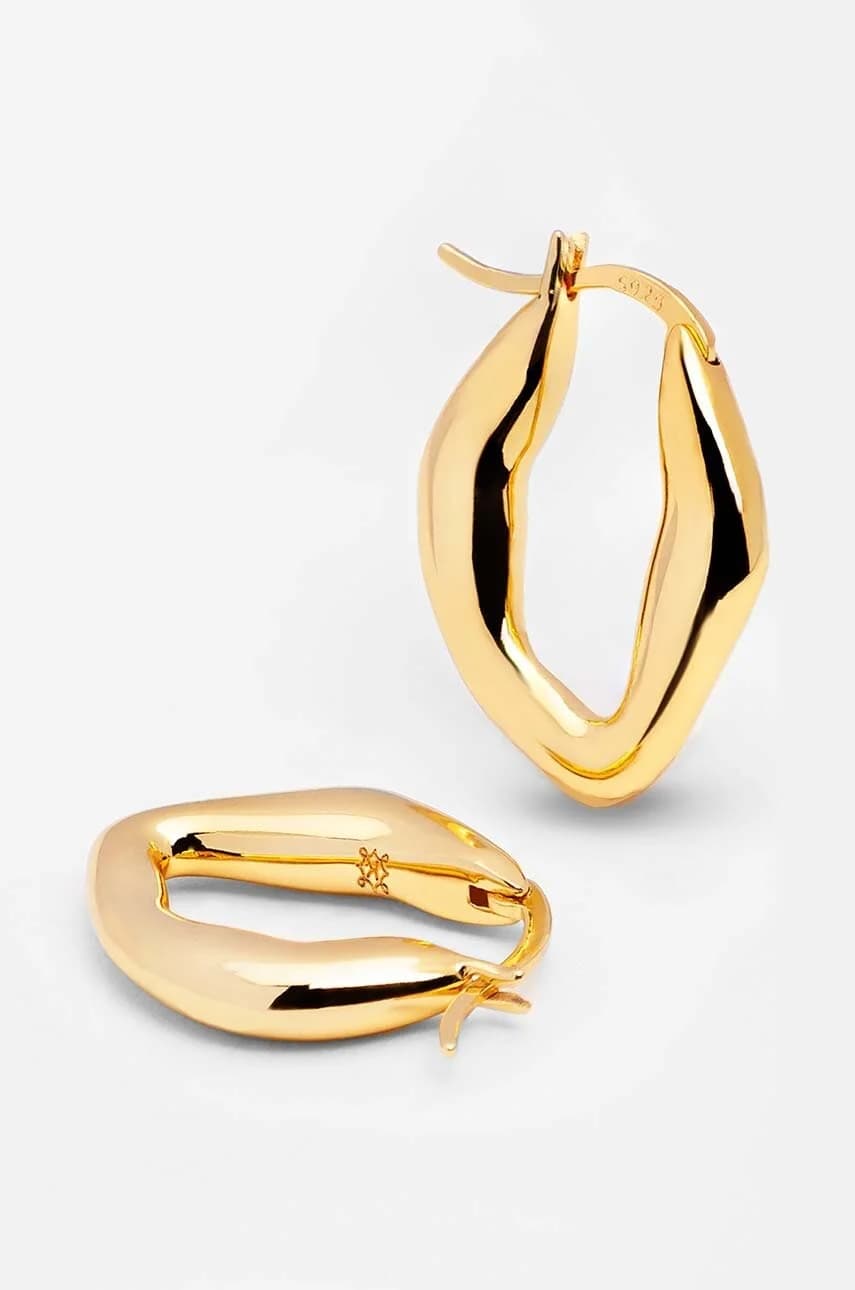 МОДНЫЕ серьги золотые для женщин