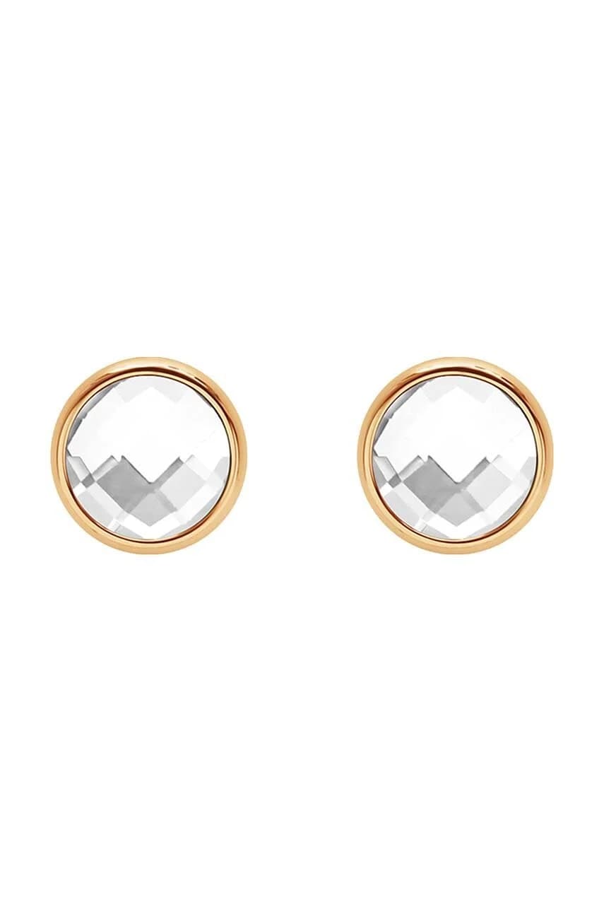 Позолоченные серьги One