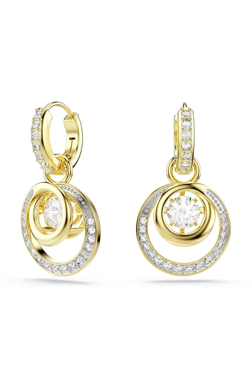 Серьги ГИПЕРБОЛА золотые для женщин