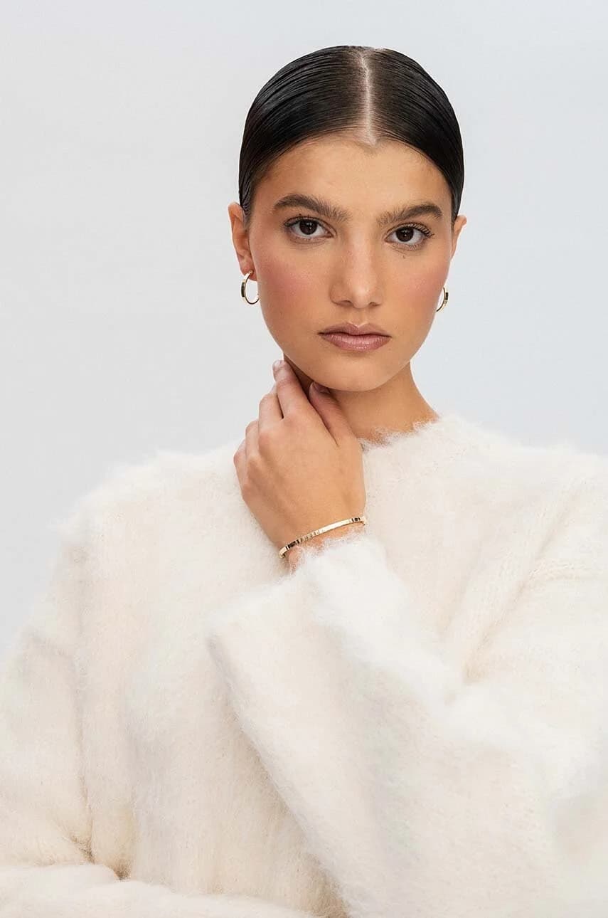 ВИНТАЖНЫЕ серебряные серьги с позолотой - фото 5