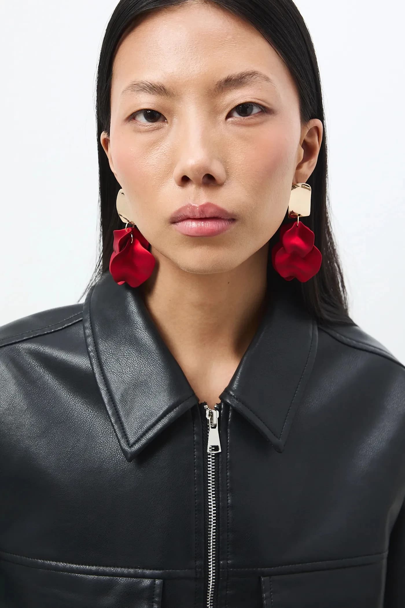 Серьги красные для женщин