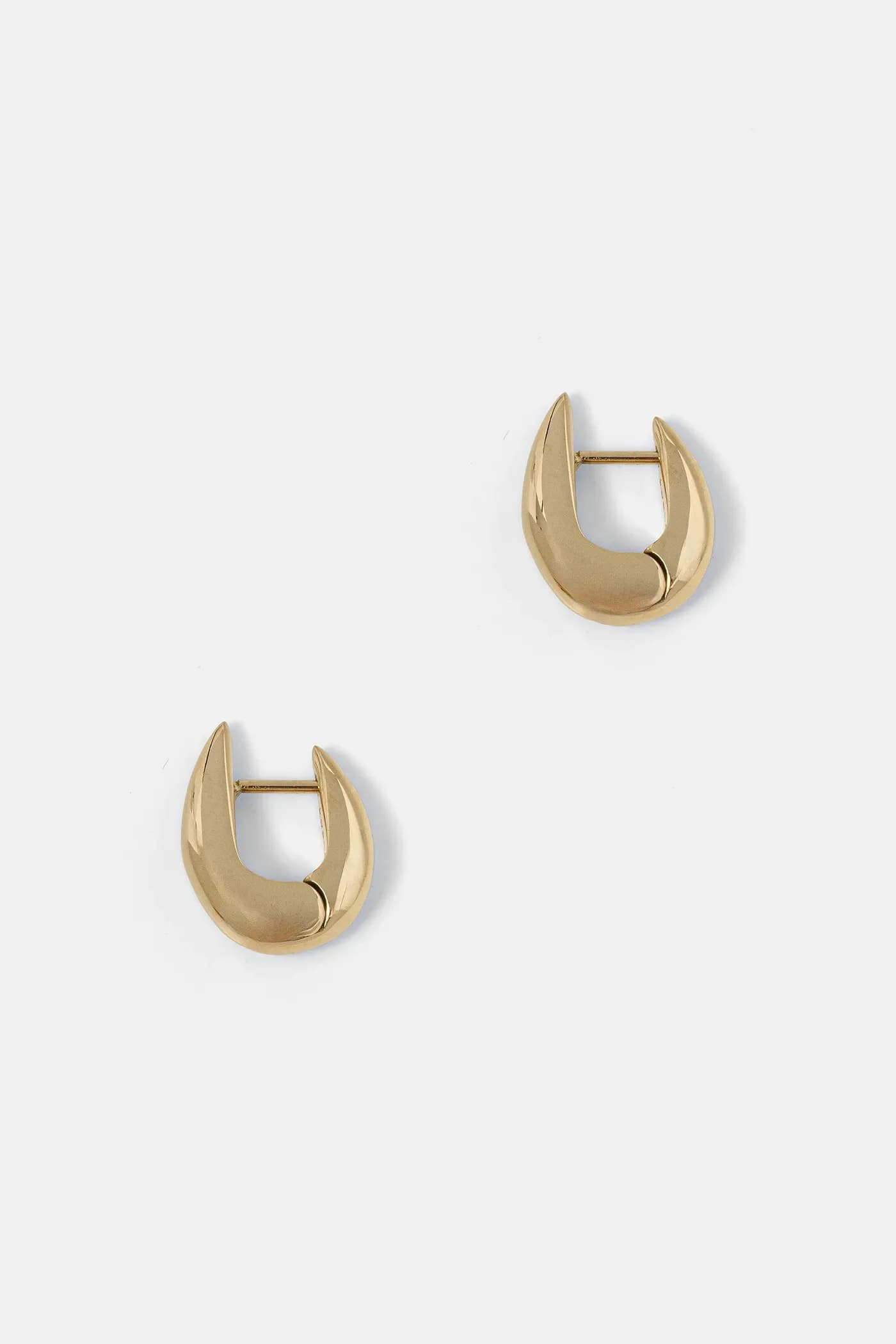 Позолоченные серьги Crest