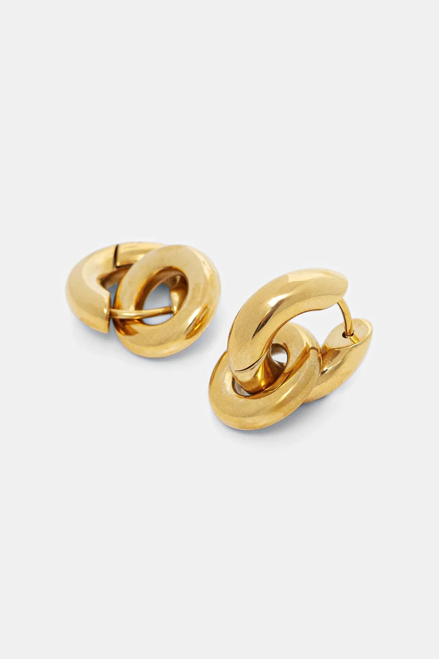Позолоченные серьги Chunky Eternal