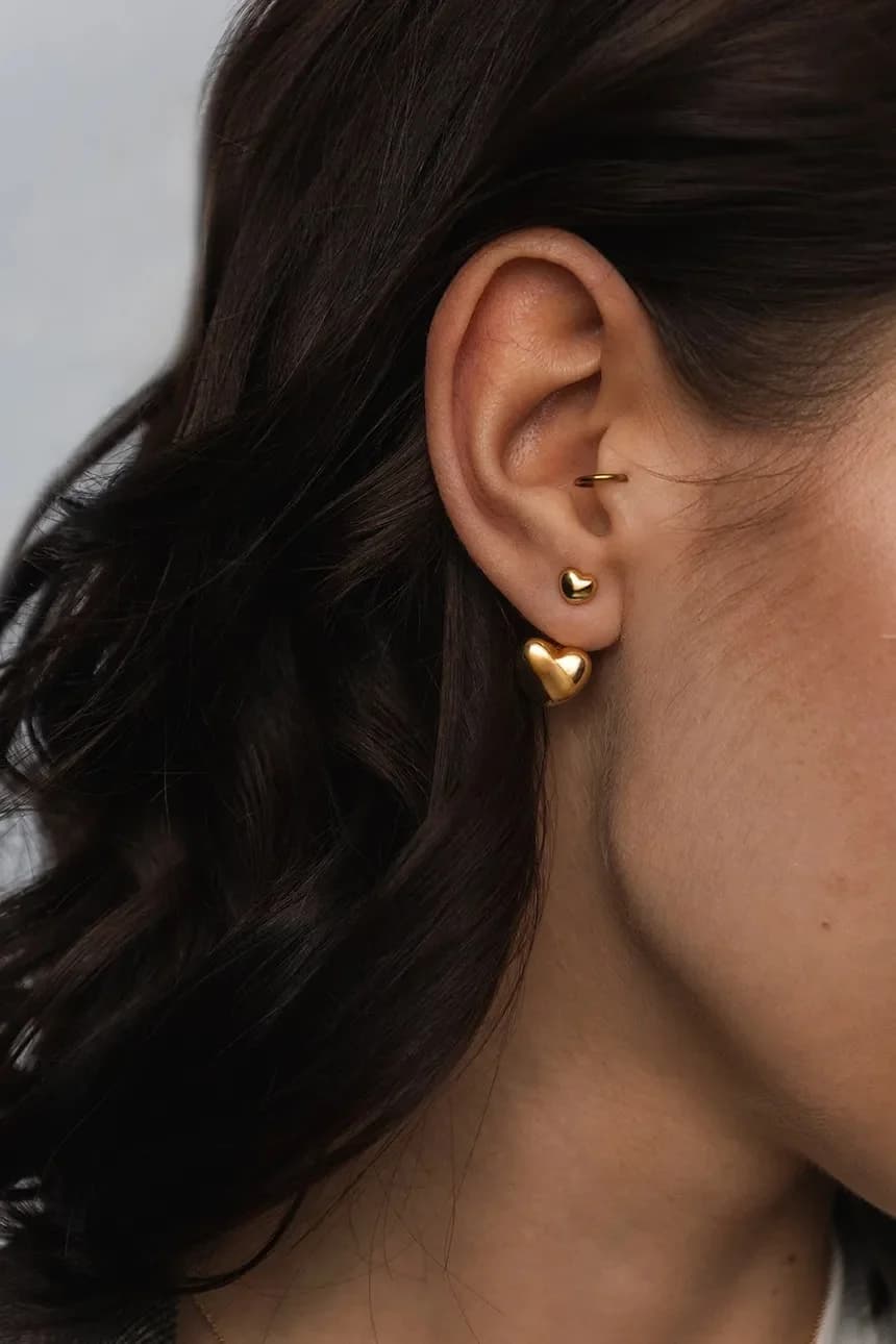 Серьги ROMANTICA из позолоченного серебра - фото 3